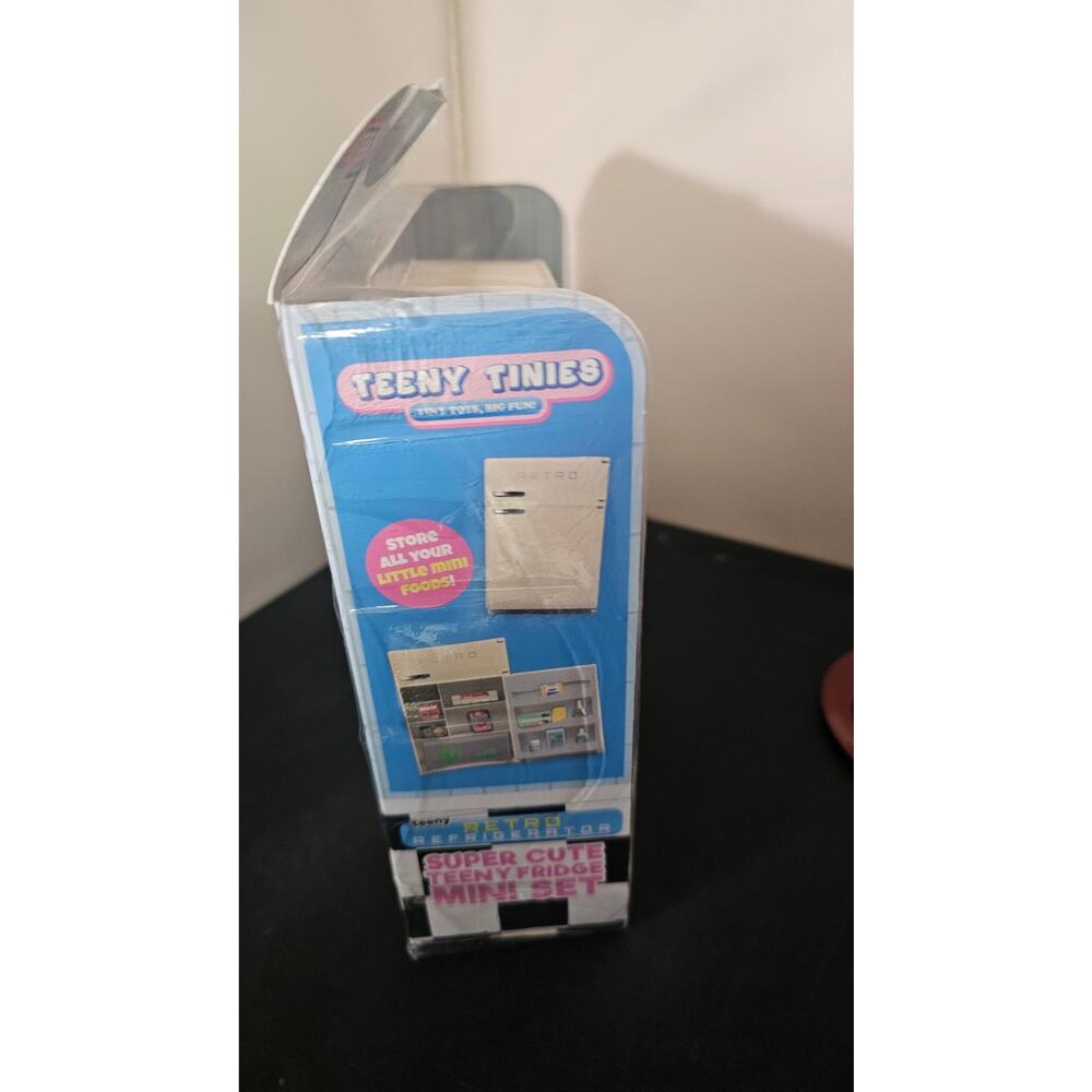 Teeny Tinies Retro Refrigerator Doll Miniature Food Mini Playset 1:6 Scale New - Picture 6 of 7